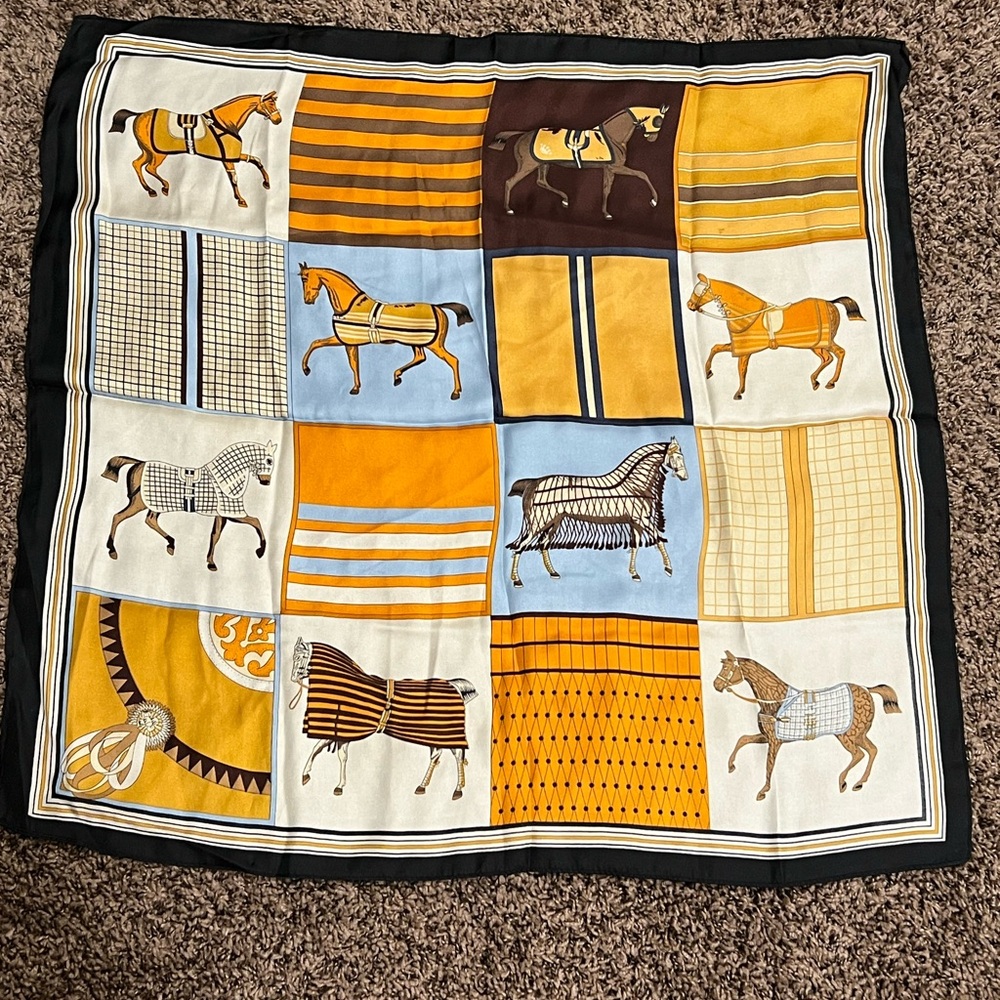 Satin scarf